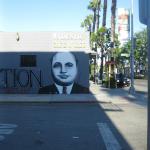 Al capone mural , located at the prohibition gallery in culver city / WALL MURAL - 14 ft x 35 ft